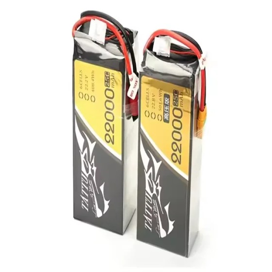 TATTU 16000mAh 22.2V 6S Battery 15C  Remote Control for Heavy Load Multirotor Hexacopter Agricultural UAV Drone